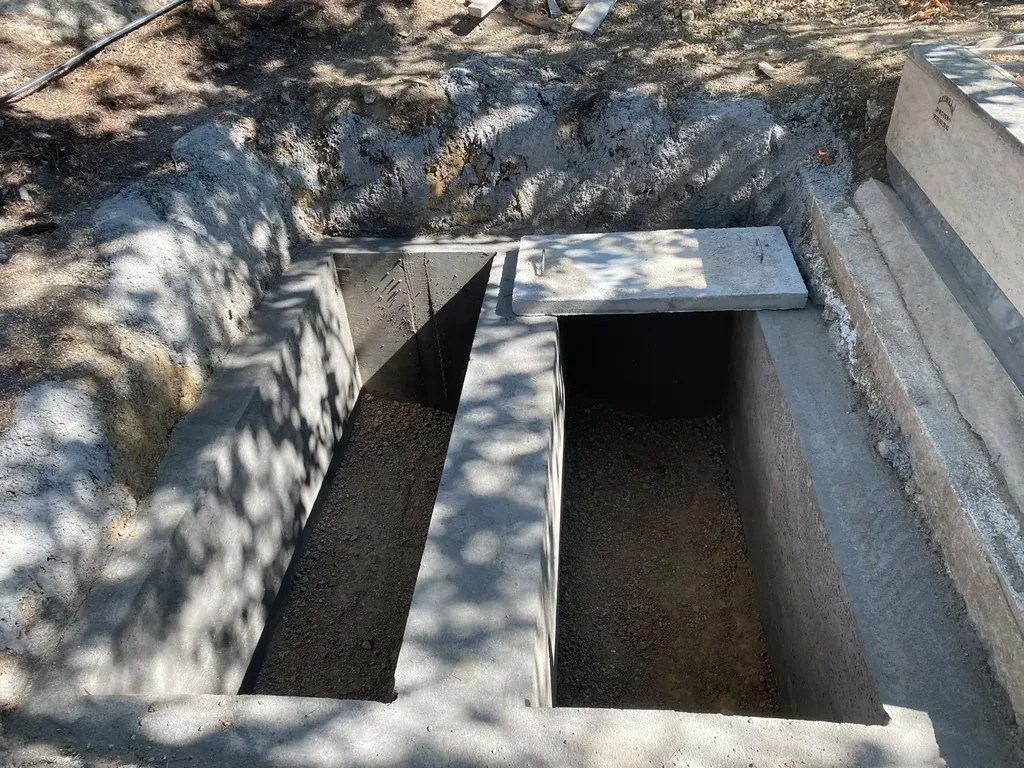 Beton hazır kabir uygulaması 15 — Mezarcı İsmail, Ankara
