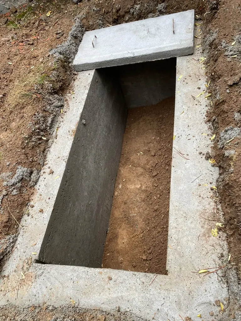 Beton hazır kabir uygulaması 18 — Mezarcı İsmail, Ankara