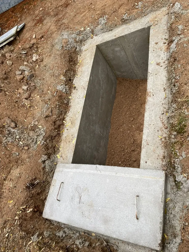 Beton hazır kabir uygulaması 25 — Mezarcı İsmail, Ankara