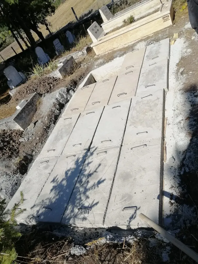 Beton hazır kabir uygulaması 27 — Mezarcı İsmail, Ankara