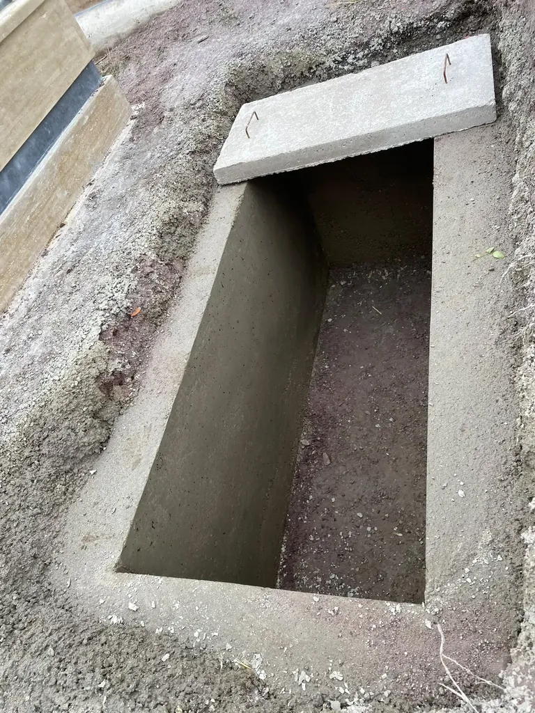 Beton hazır kabir uygulaması 29 — Mezarcı İsmail, Ankara